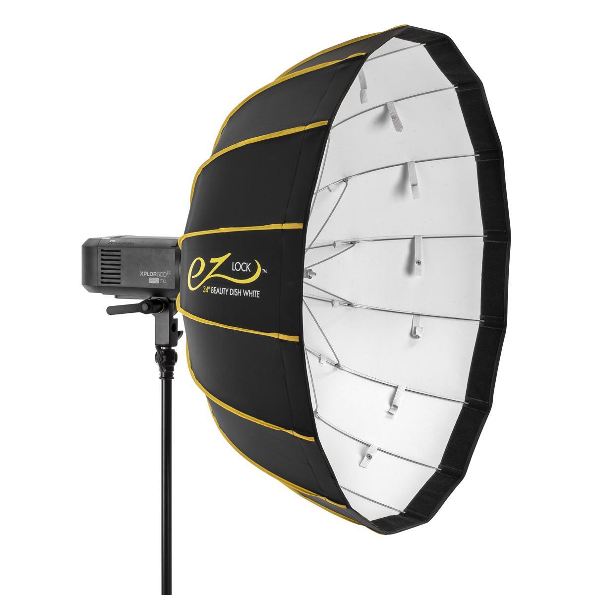 Glow EZ Lock Collapsible White Beauty Dish (34") #EZ-BD-34W