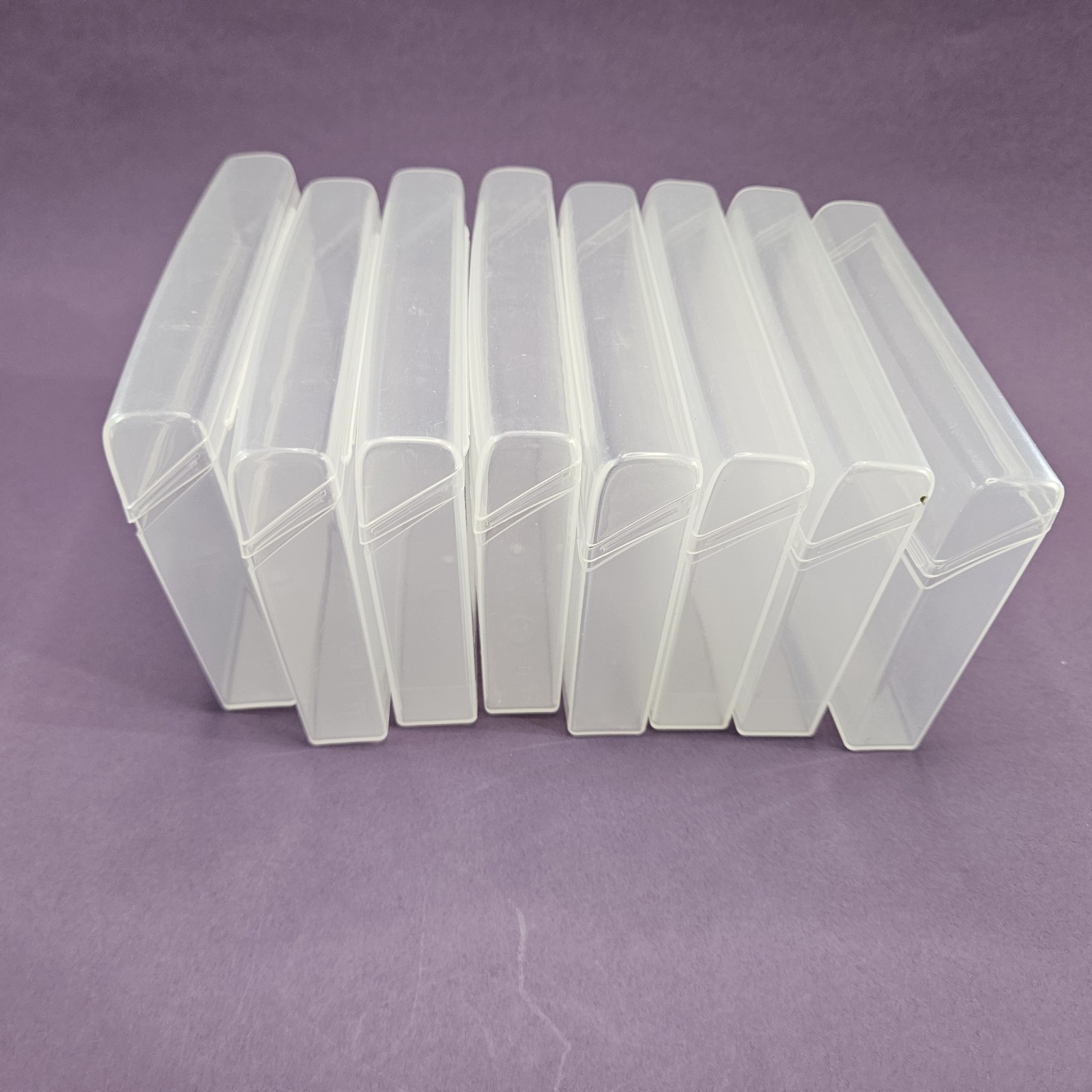 8 Extra Gum Empty Plastic Gum Containers Hinged Lid Storage Crafts