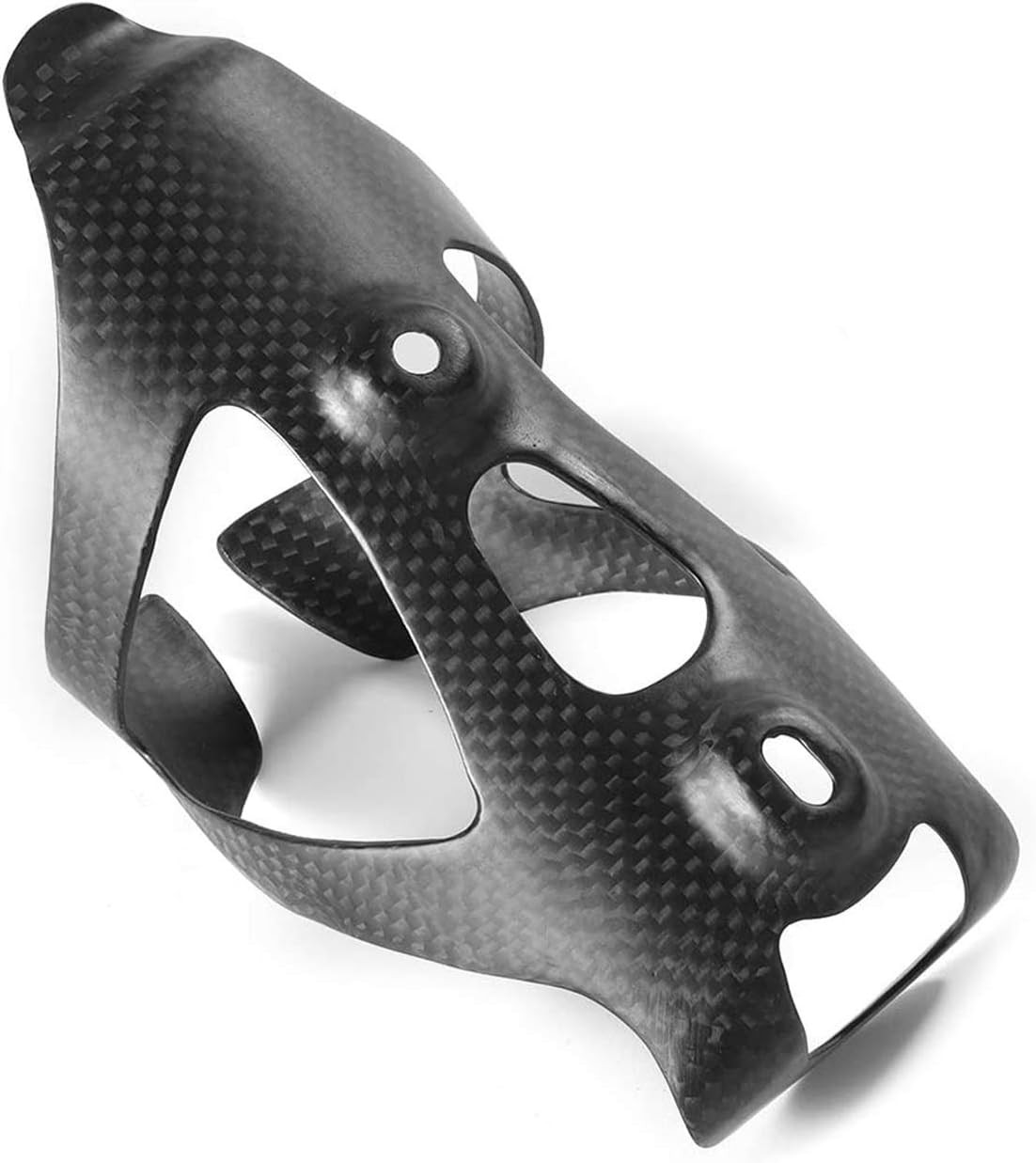 Water Bottle Cage, 3k Matte Full Carbon Fiber Lightweight and Strong 2 PCS