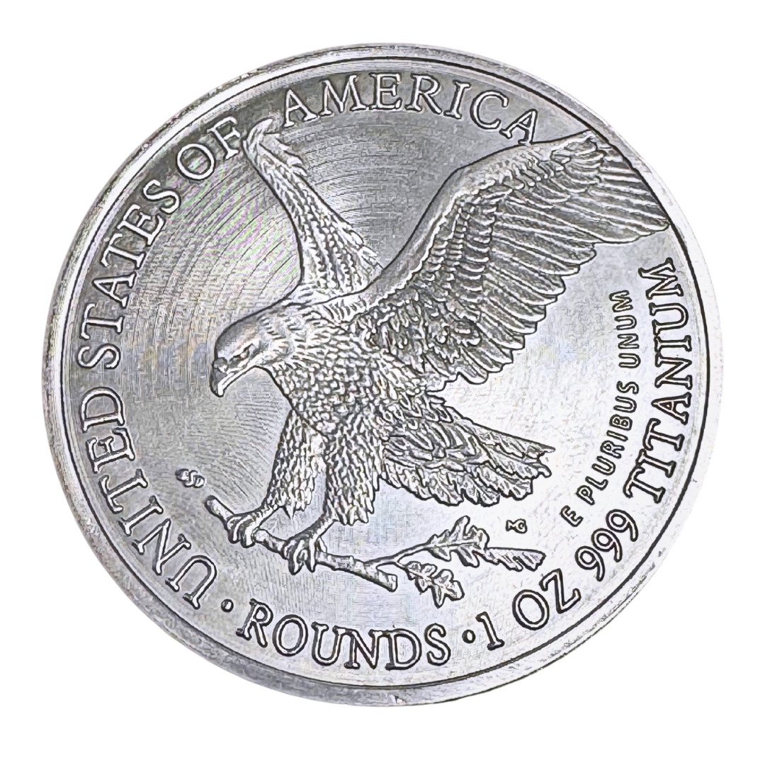 2025 American Eagle Liberty Walking Coin TROY OUNCE OZ .999 Pure TITANIUM Round