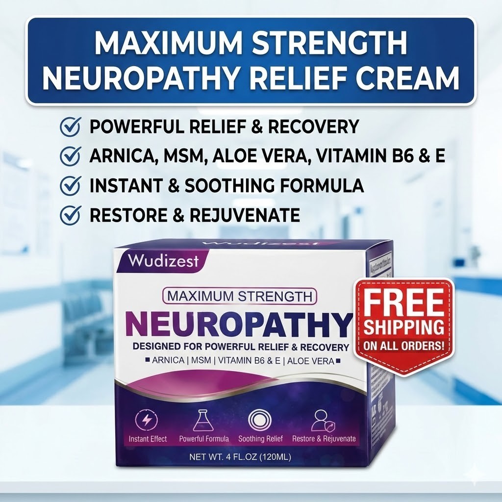"SALE" Neuropathy Cream Max Strength Lidocaine 4% Menthol Arnica MSM Relief 4oz