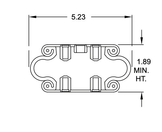 TORQUE Single Convoluted Air Spring Bag Replacement for Firestone W01-358-7001 /