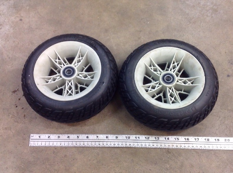 Primo Wheels Tires Rim 10.4x3.6 P-124 Solid Foam Filled Jazzy Victory 10 Scooter