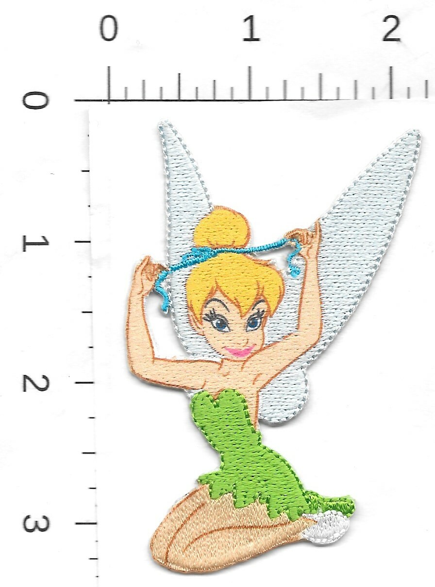 Tinker Bell Disney Cartoon Embroidered Patch Iron-On Sew-On US shipping