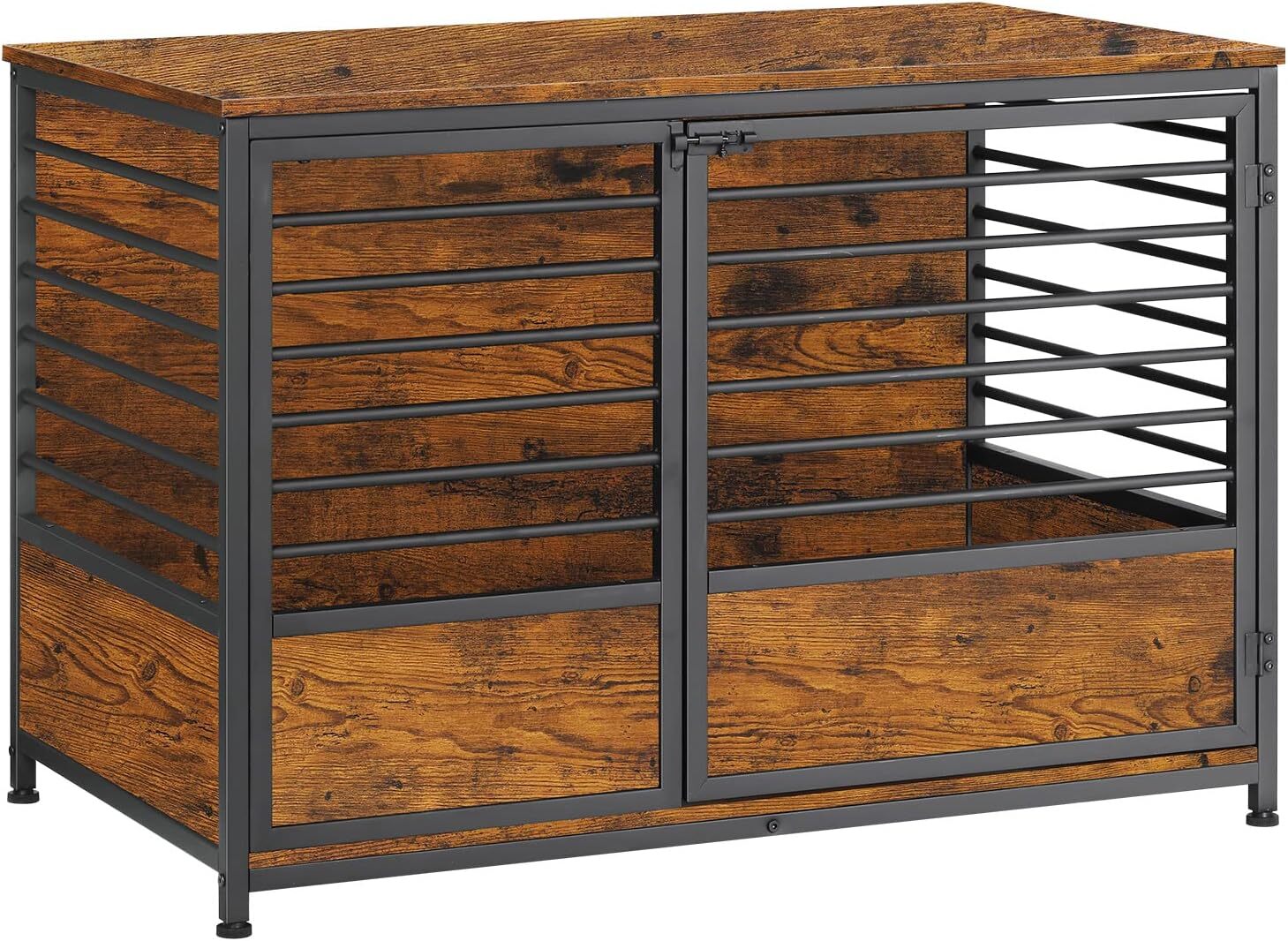 Large Dog Crate Furniture Heavy Duty Dog Kennel House Wooden Dog Cage End Table