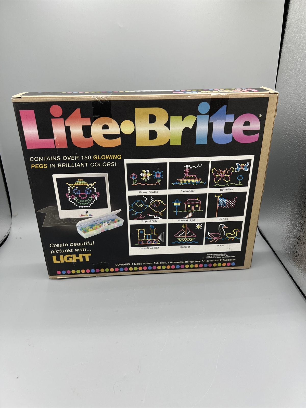 LITE BRITE Magic Screen Original 161 Pieces