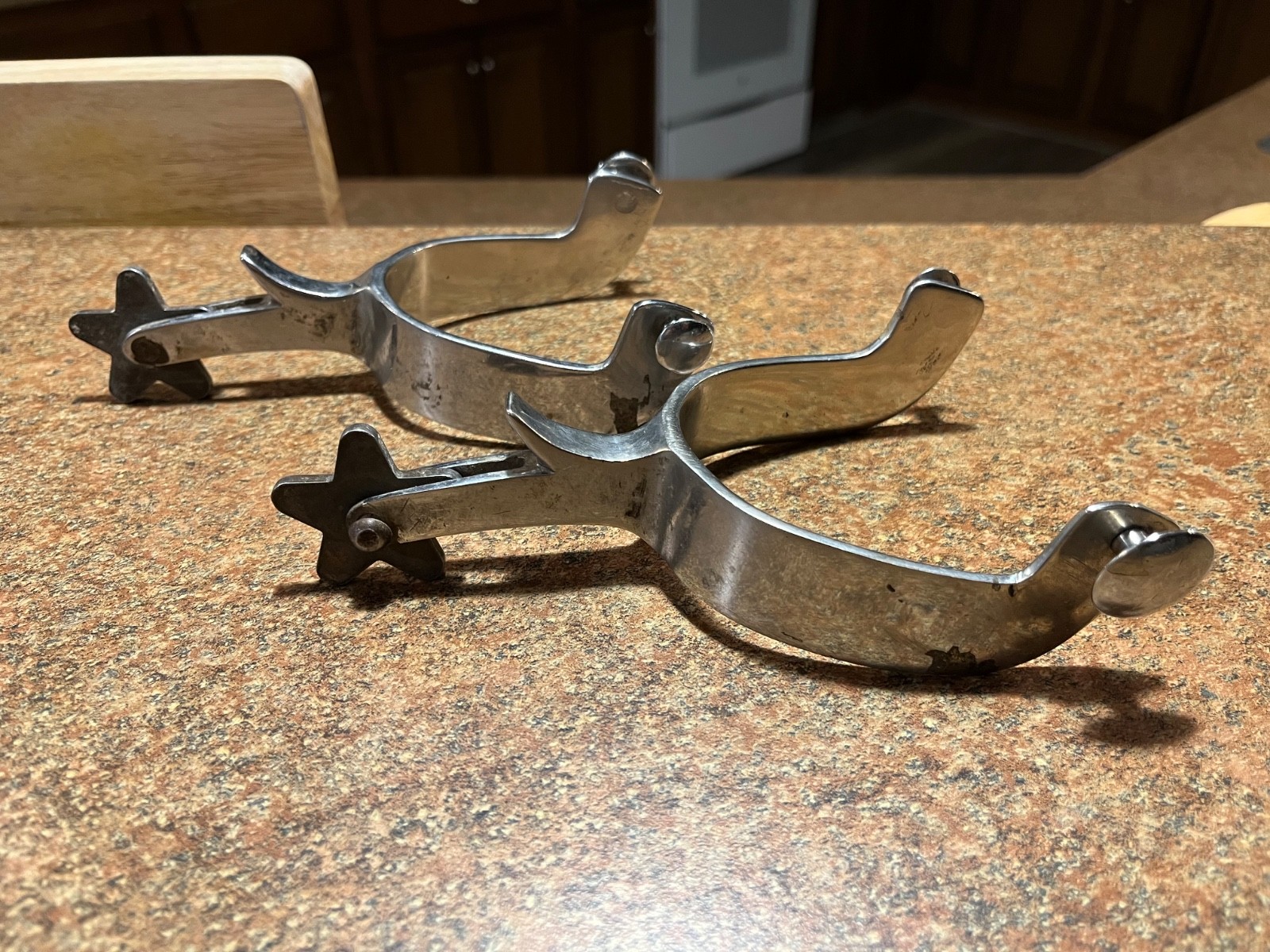 Vintage Crockett Spurs pair