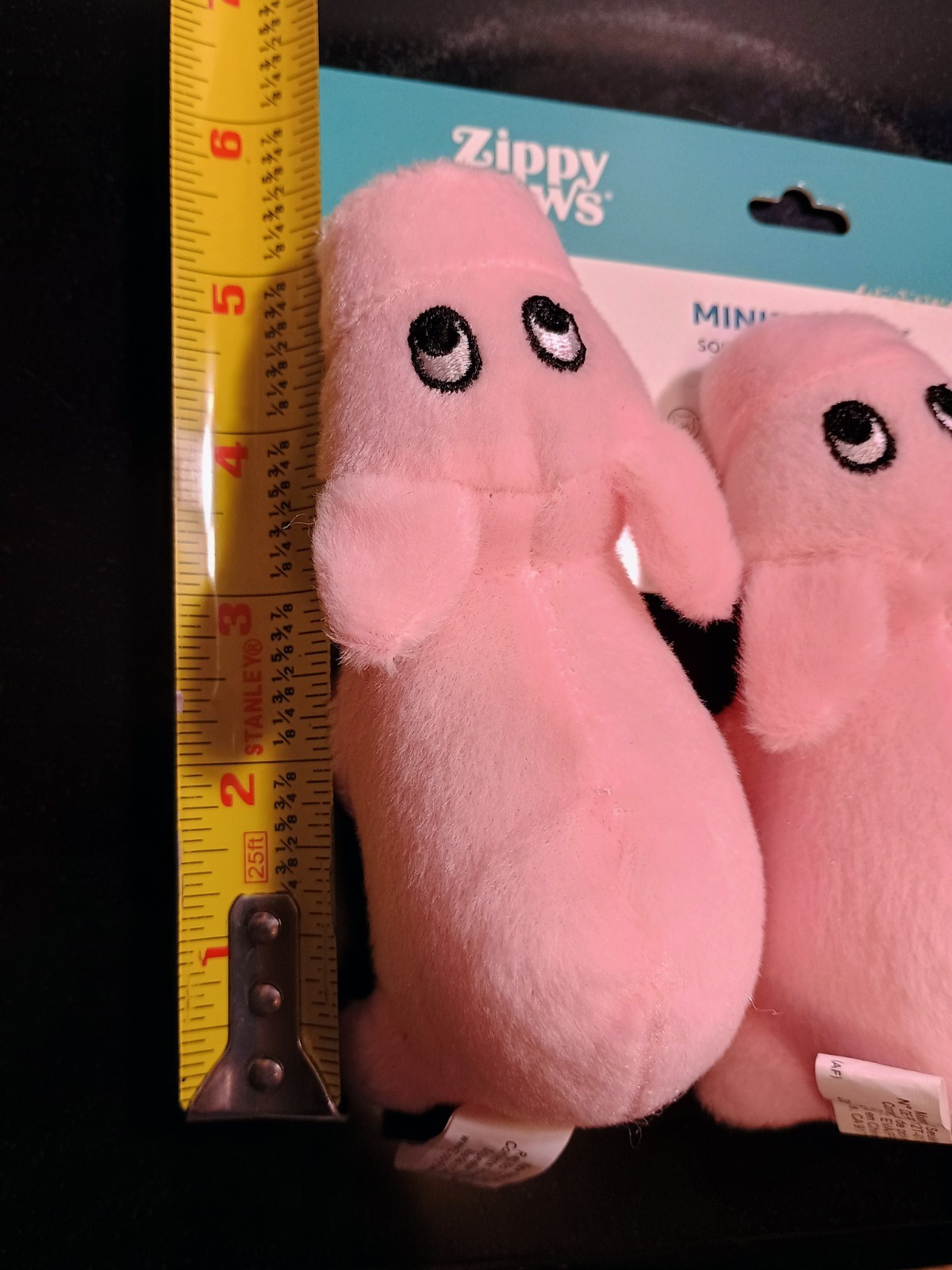 Zippy Paws Plush 3 Miniz Pigs 🐷 Mini Pet Dog Toy Squeaks Pink NEW NWT NIP