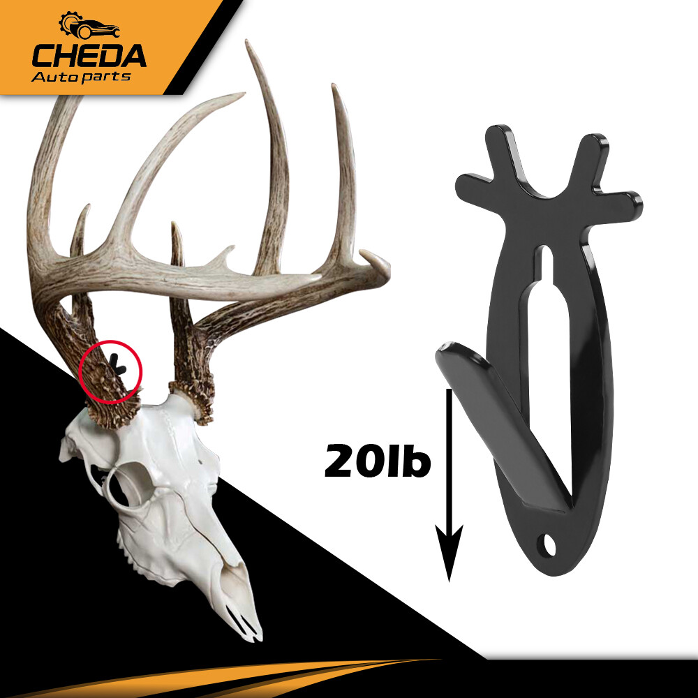 1/2/3/4/5/6Pcs Mount Wall Hanger Skull Hook Deer Antelope Antler Style- 20lb New