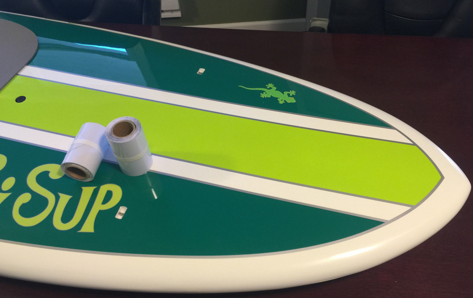 Premium Grade Clear SUP-Paddle Board Rail Protection Tape (2) 4" x 96"