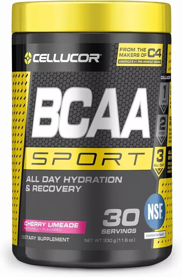 Lot of 4 Cellucor BCAA Sport Hydration & Recovery Cherry Limeade Exp 2/2026
