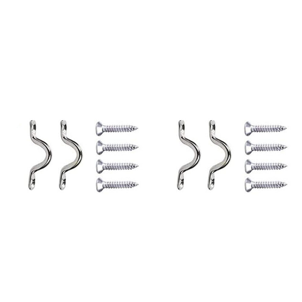 4X 28" To 60" Top Tie Down Webbing Straps For Bimini With Loop Snap Hook NEW