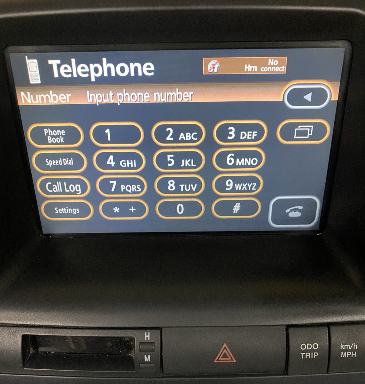 2006-2009 TOYOTA PRIUS DISPLAY SCREEN WITH NAVIGATION 06 07 08 09 86110-47220