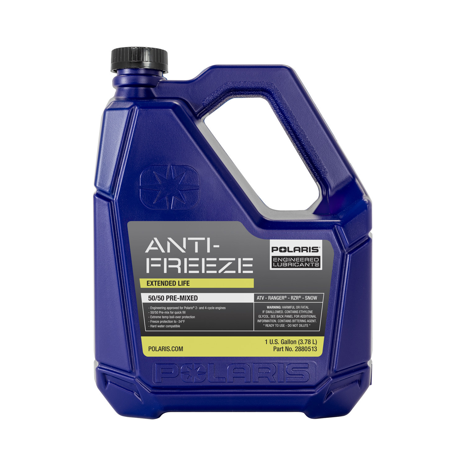 Polaris 50/50 Premix Extended Life Antifreeze for Snowmobile and Off Road