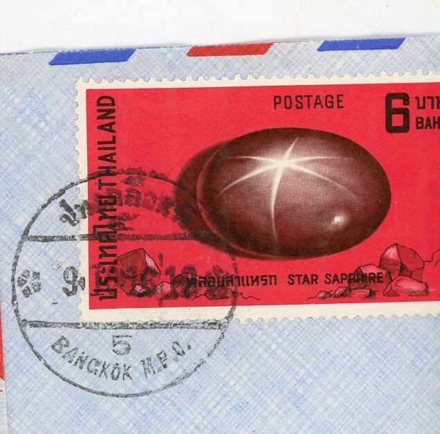 6 Asian Airmail Stamp Covers Japan Korea Thailand Malaysia Vietnam 60s–70s