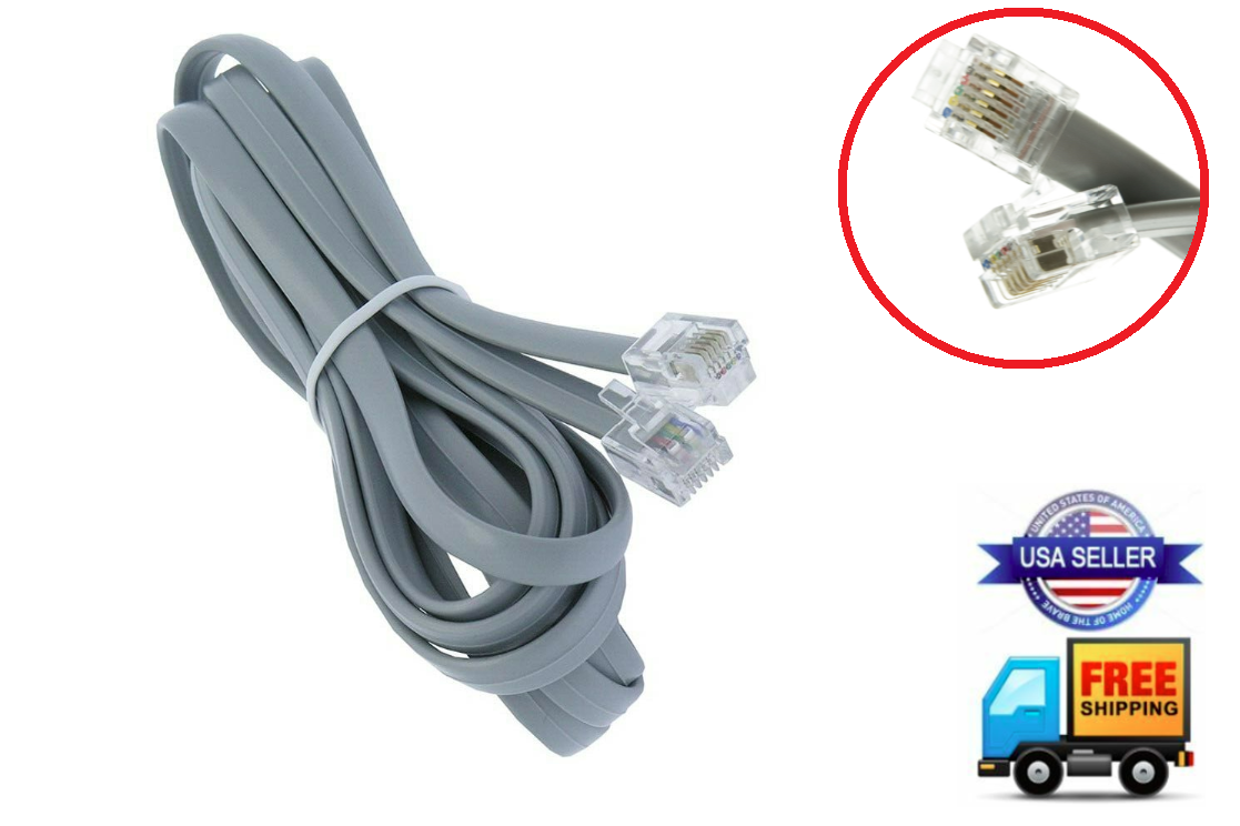 STRAIGHT 6-PIN CABLE REMOTE WIRE CONTROL CORD FOR CRAFTMATIC ADJUSTABLE BED