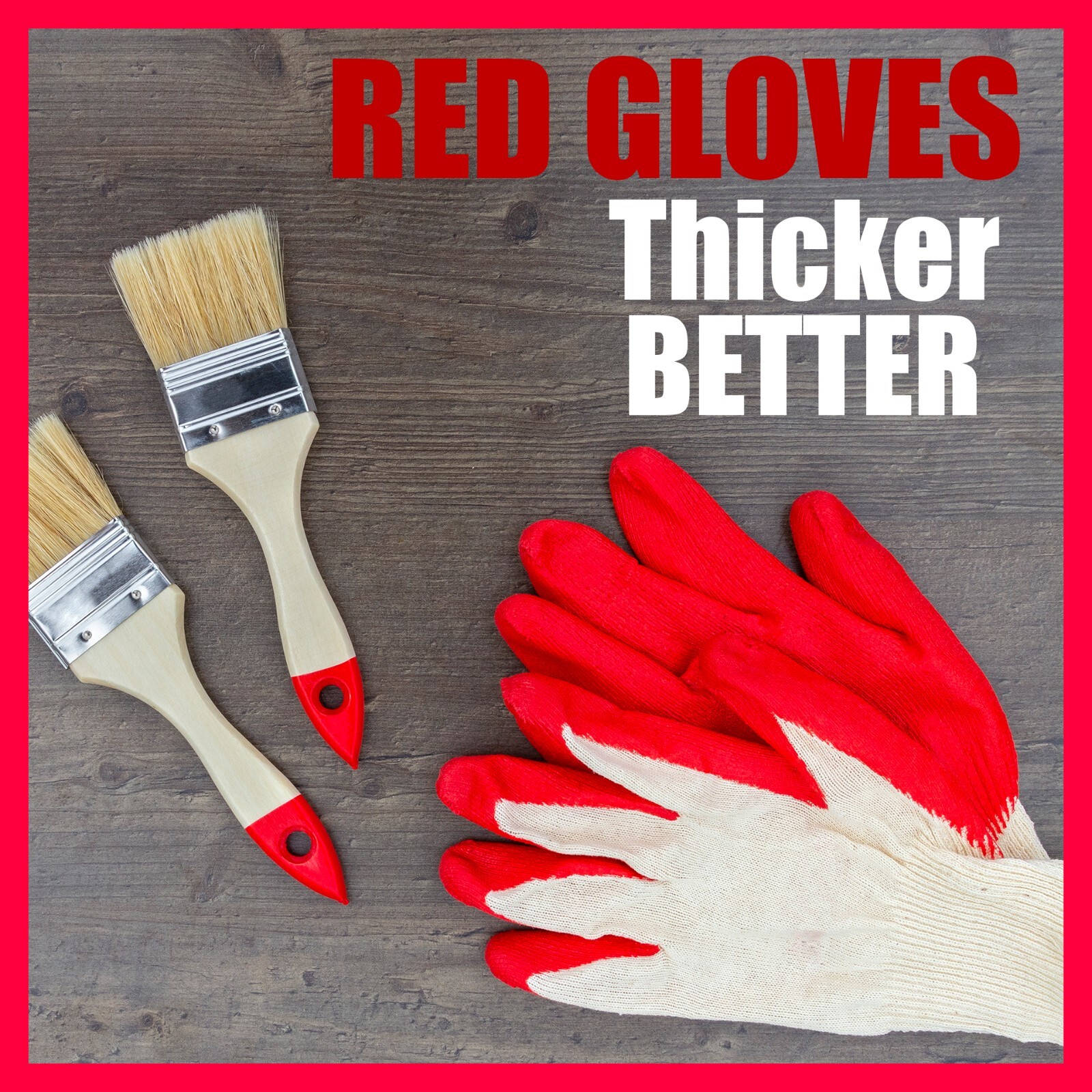 300 pairs of SAVER Red Work Gloves HEAVY DUTY Palm coated Multi Purpose Gloves