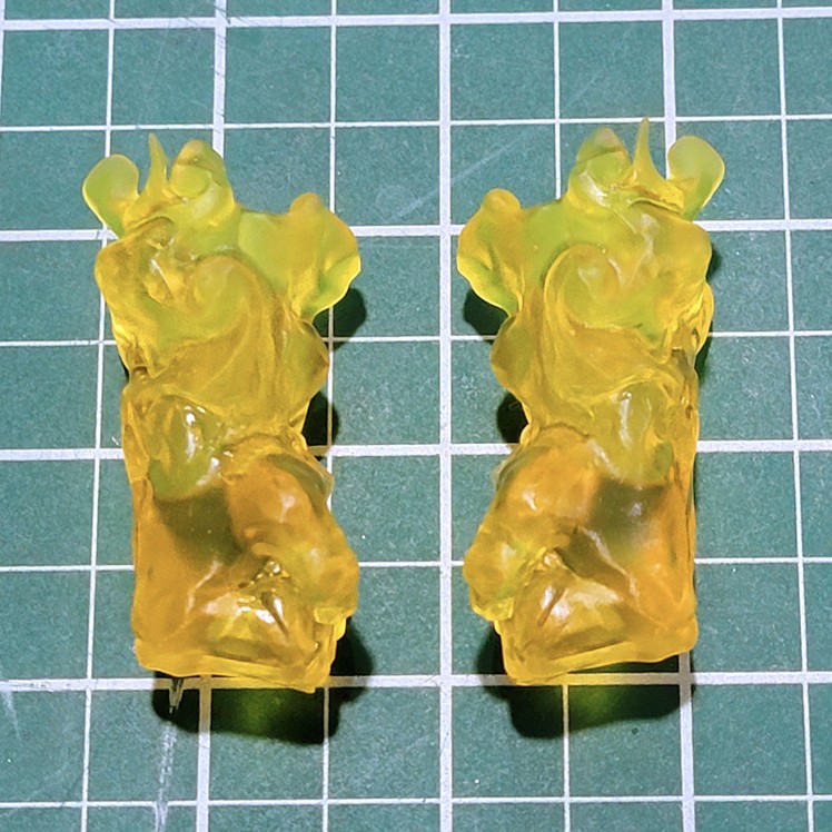 Custom Resin Flame Fists Constructs 1:10 scale for Lantern figures