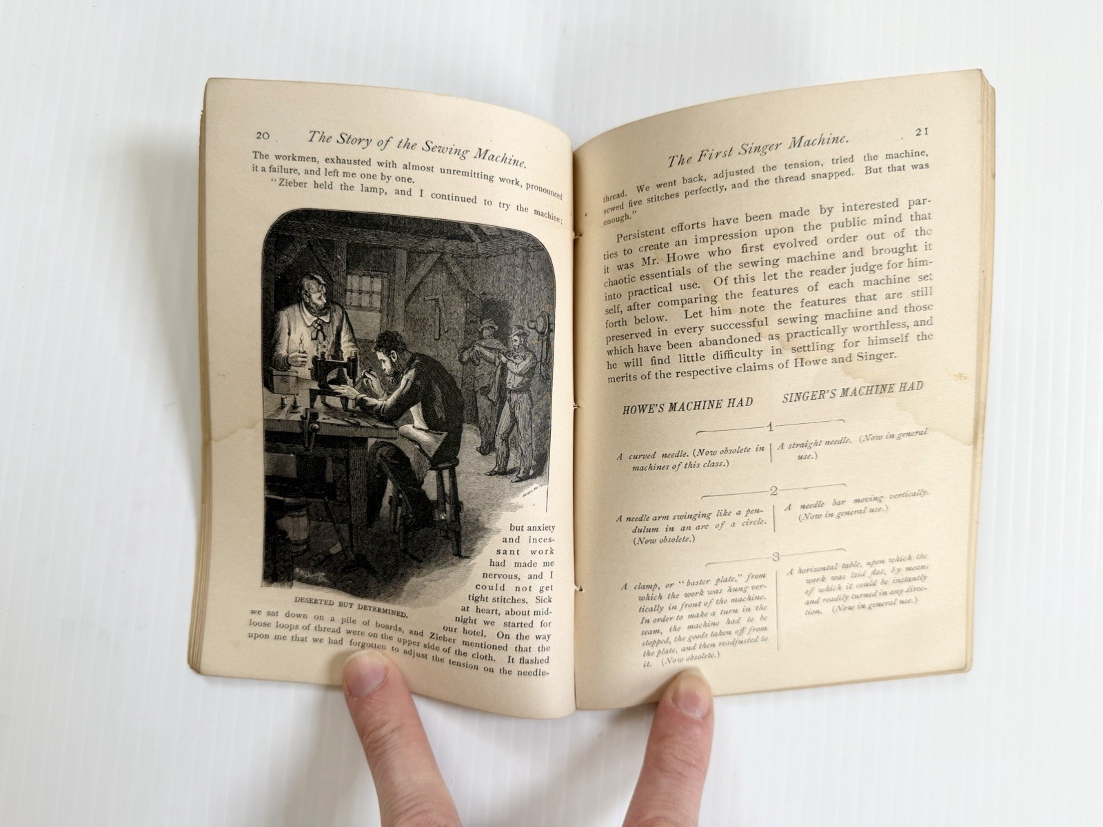 Genius Rewarded Or the Story Of The Sewing Machine SINGER Book 1880 John Scott