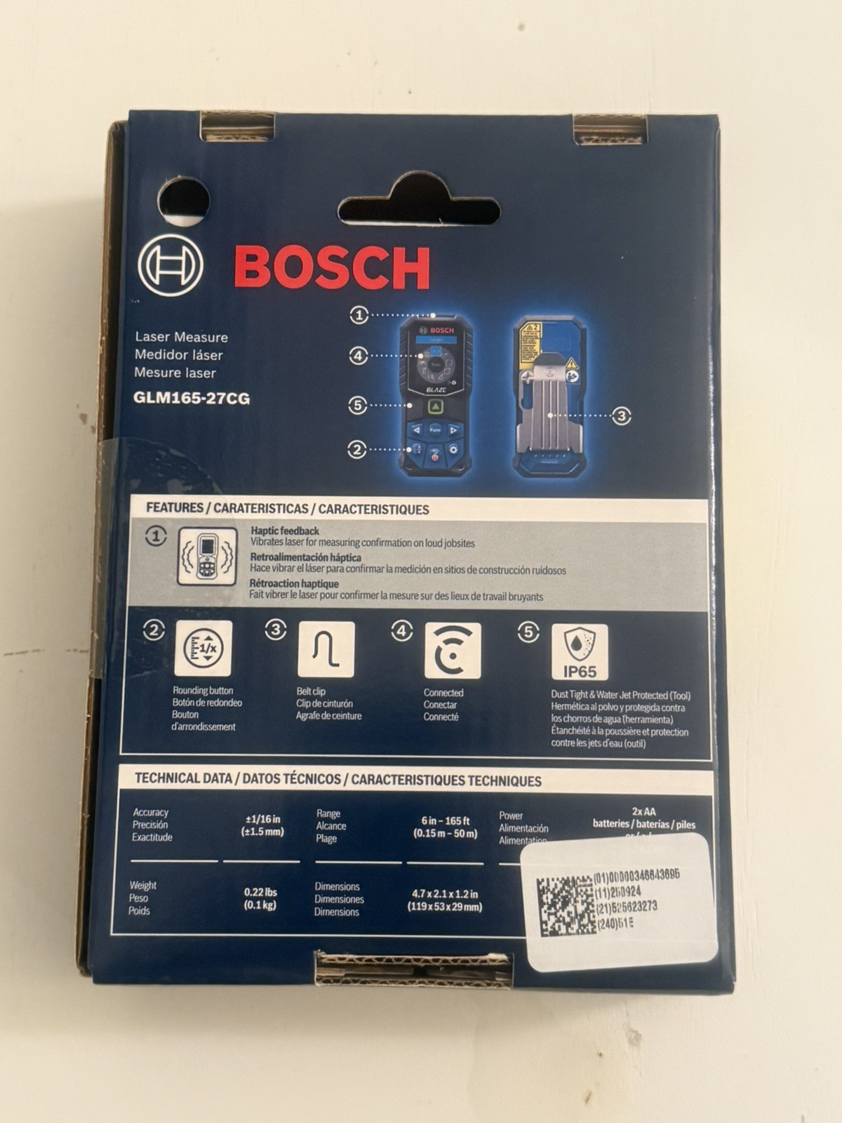 Bosch Blaze Glm165-27CG Green 165 Ft. Laser Measure