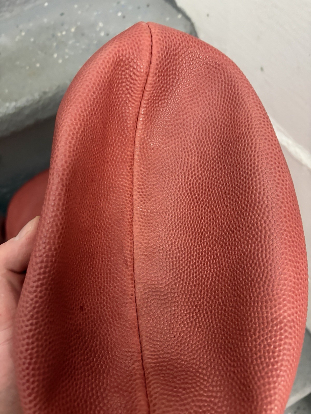 Practice Footballs Real Leather Factory Defect Lot x5 Football Non Regulation