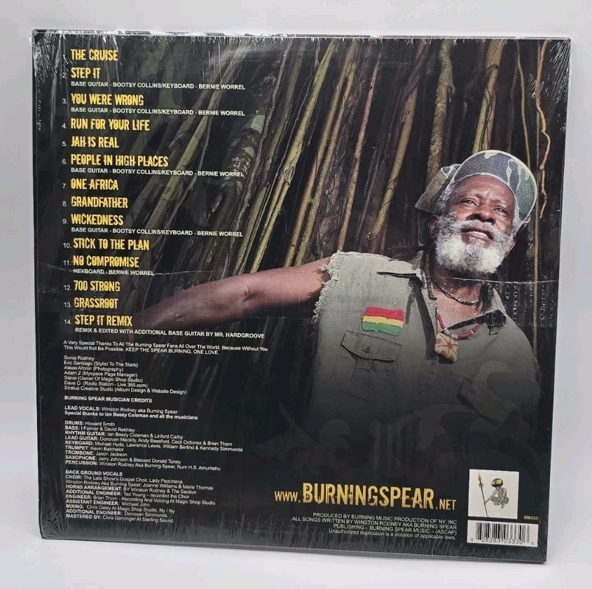 Burning Spear Jah Is Real Signed/Autographed Vinyl 2LP 2025