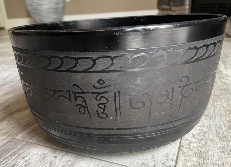 Earthbound Trading Company Tibetan Metal Singing Bowl w/ Mallets