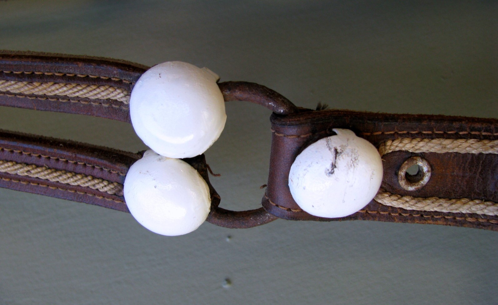 UNIQUE ANTIQUE COMPLETE CHILDS EMBROIDERED PONY HEADSTAL RING BIT REIN SET 1900