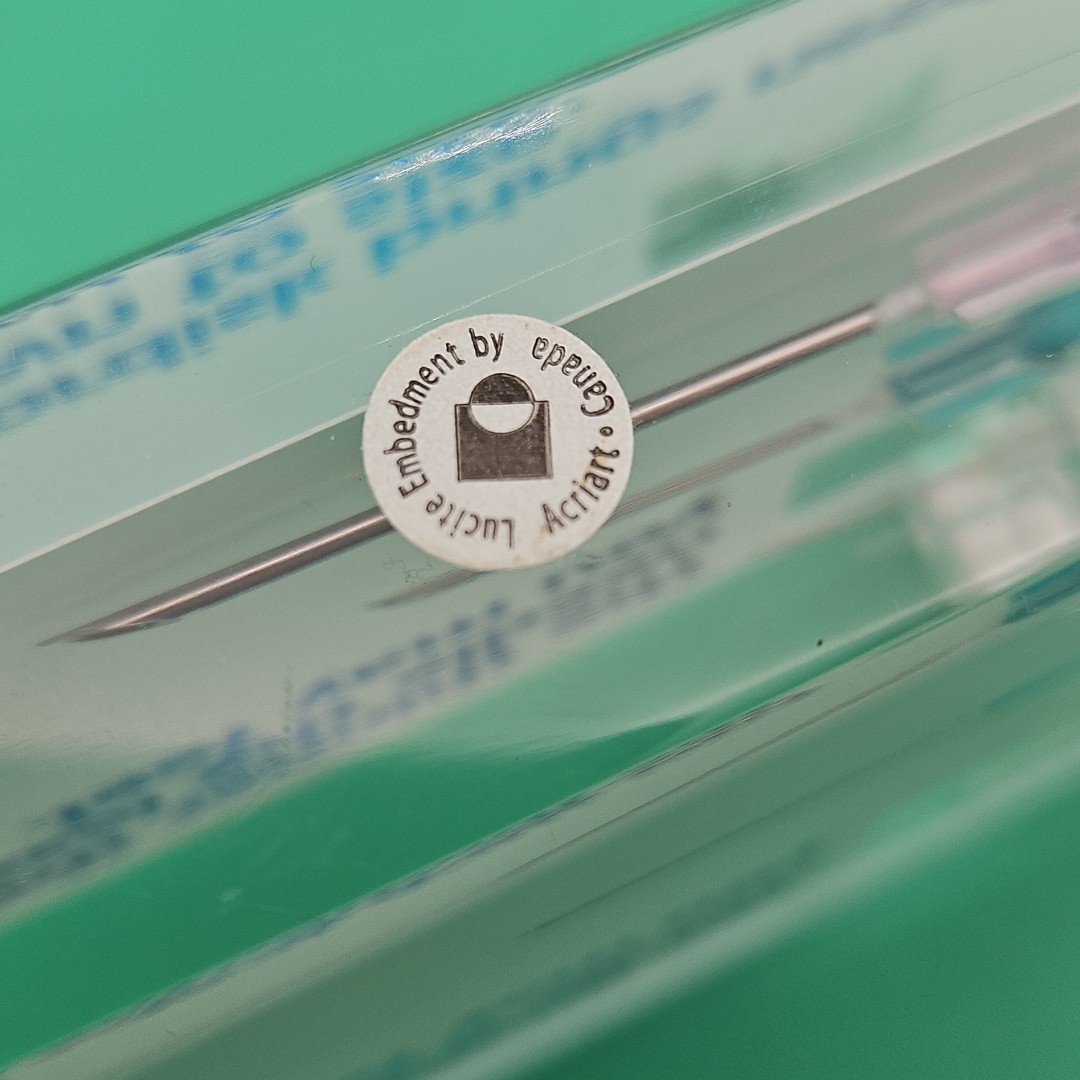 Novo Nordisk Salesman Sample Needles Resin Advertising Store Display Drug Rep