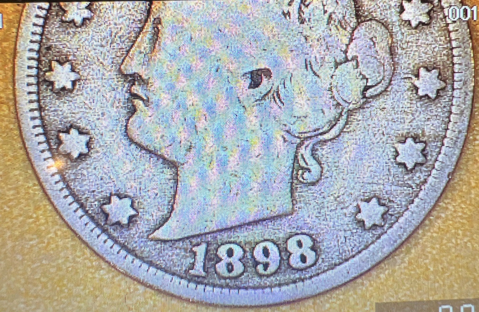 1898 - P - 19th Century Liberty Head V Barber Nickel Coin US