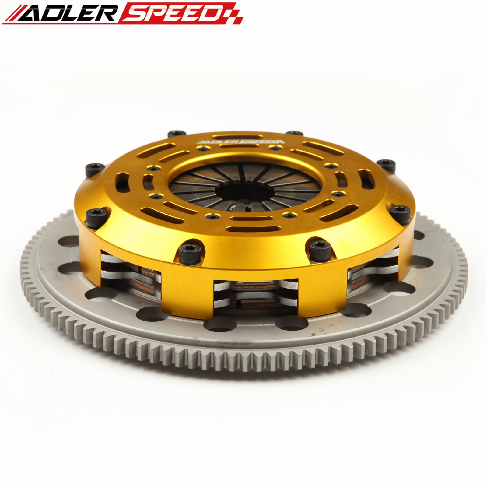RACE TWIN DISC CLUTCH KIT FOR 93-99 ECLIPSE TALON GST TSI FWD 7 BOLT MEDIUM WT