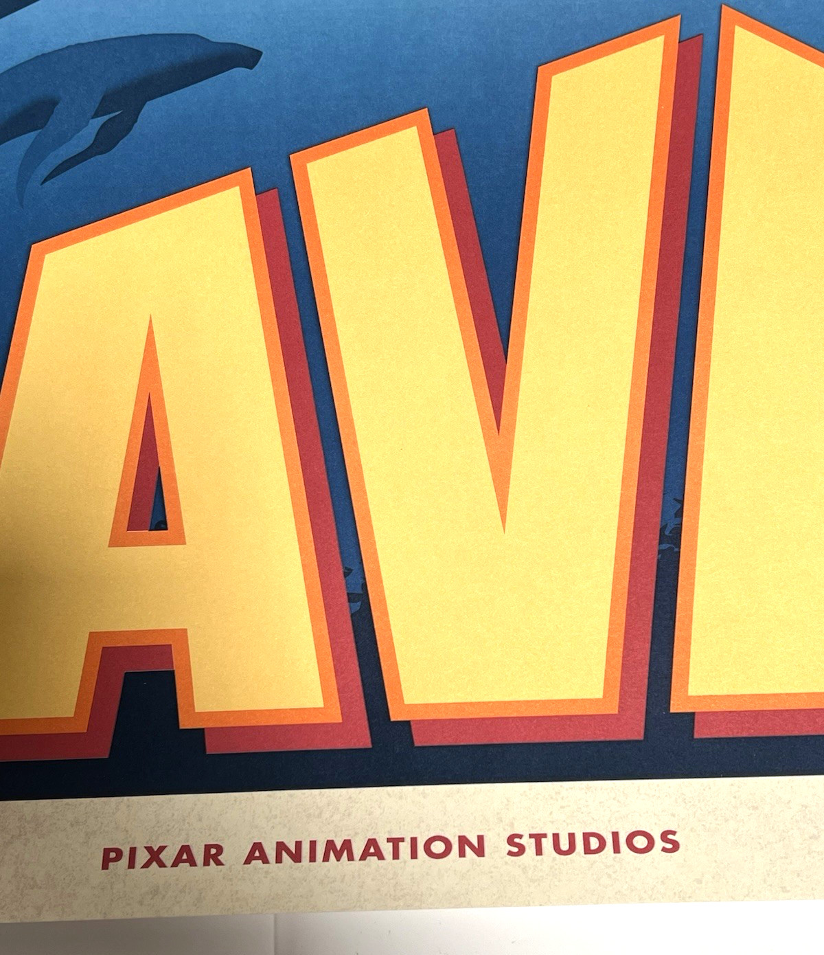 Lava Disney Pixar Short Film 2014 Original Movie Poster Volcano 17x22 Super Rare