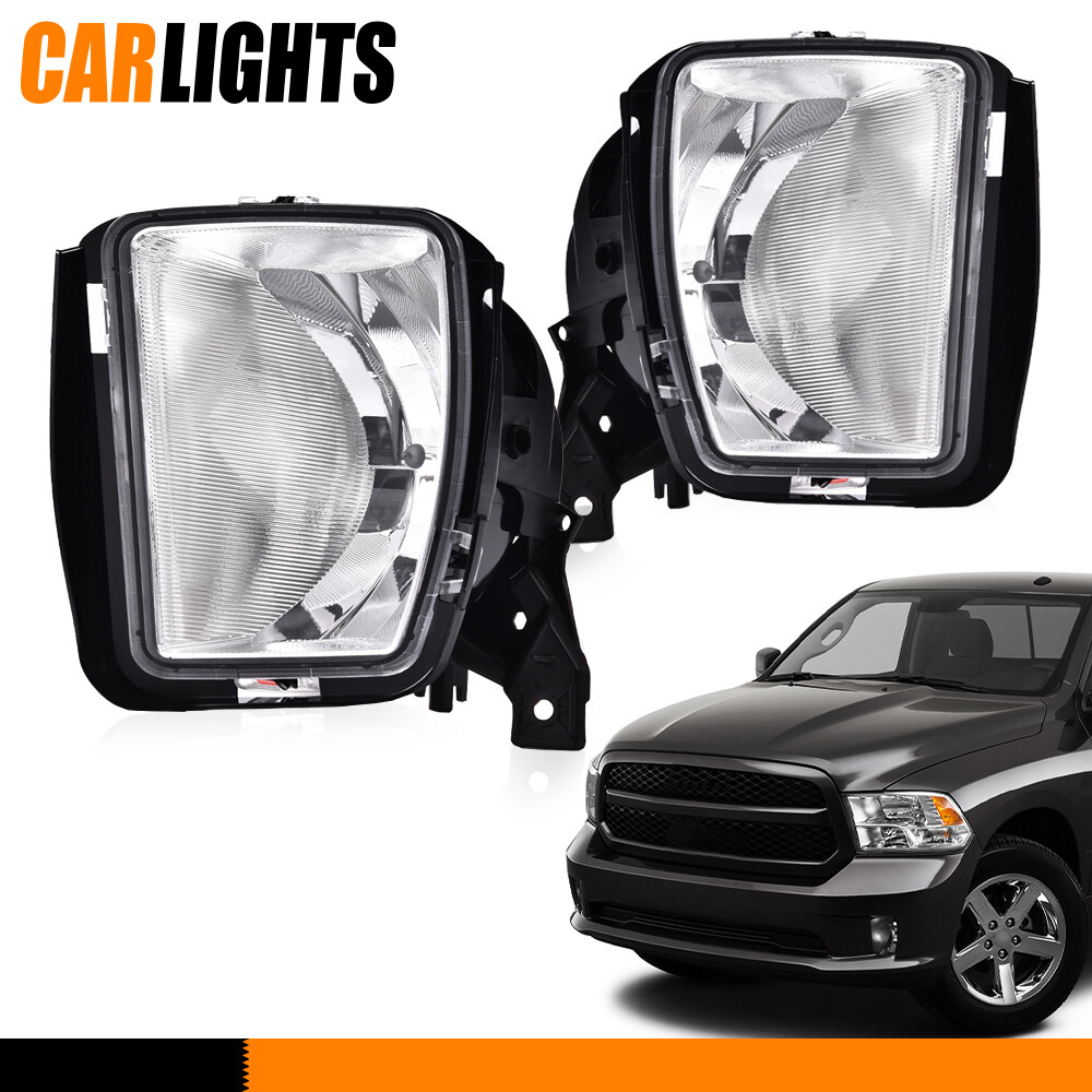 Fit For 2013 2014 2015 2016 2017 2018 Dodge RAM 1500 Bumper Clear Fog Lights