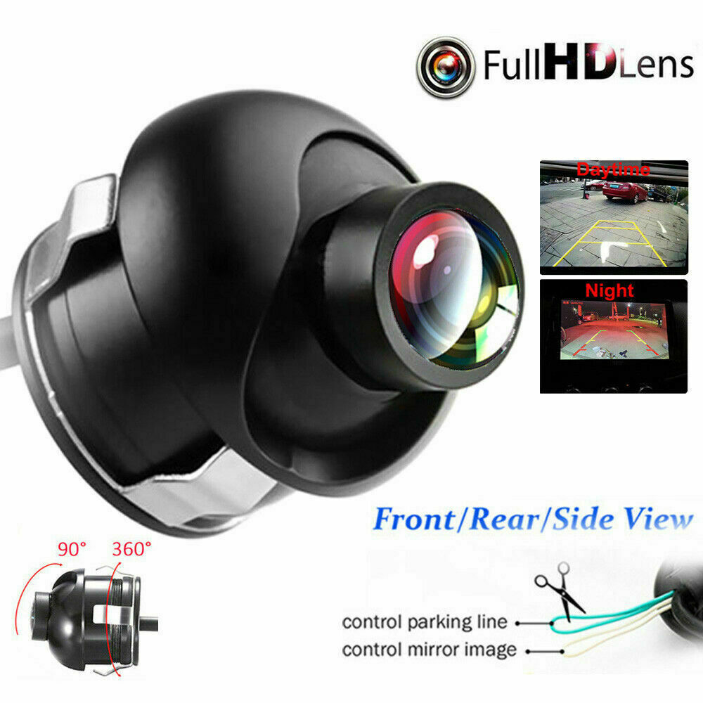 Car Front/Side/Rear View Backup Reversing Camera Waterproof Nightvision 170° 12V