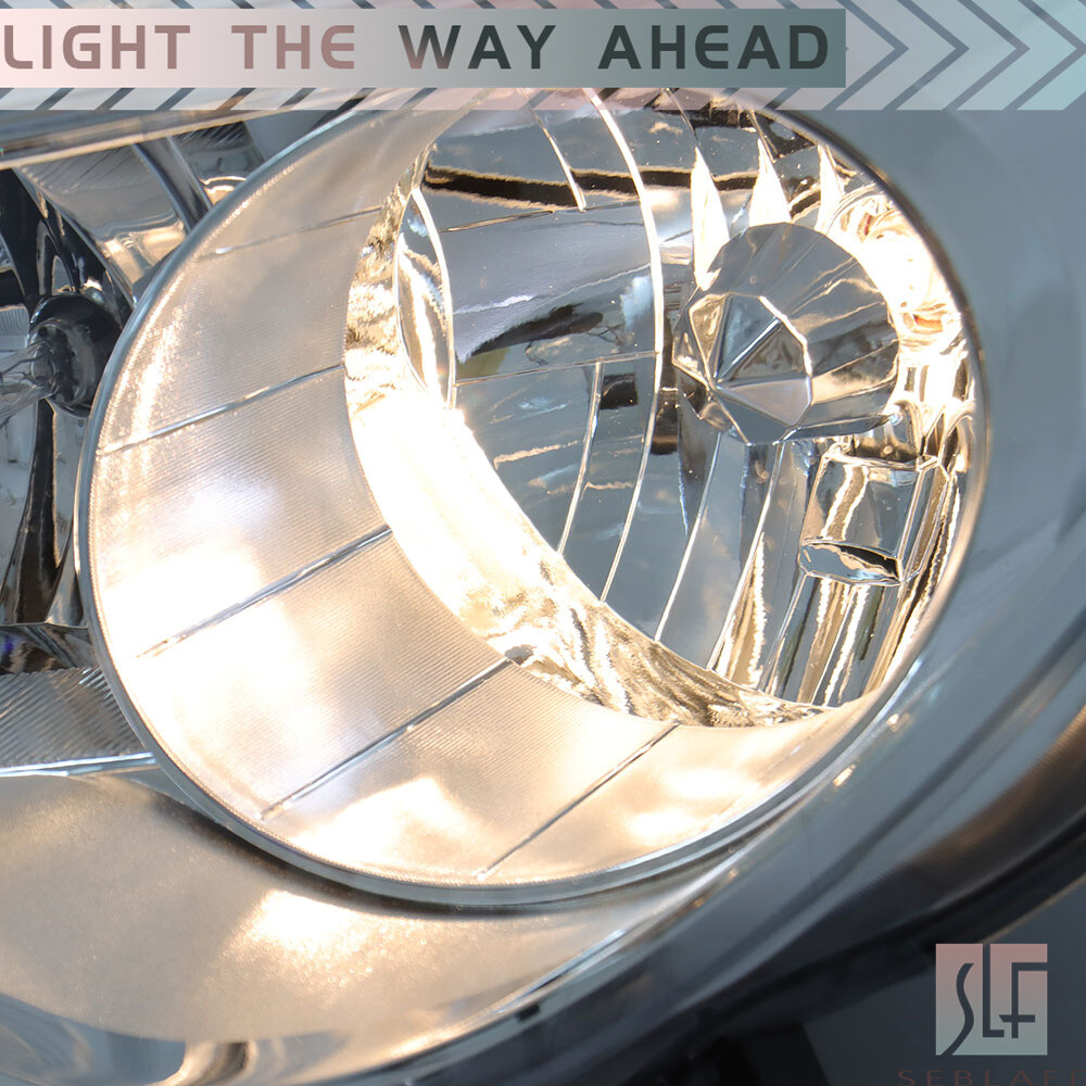 For 2010-2015 Chevy Equinox LT/LS Headlight Halogen Type LH + RH Chrome