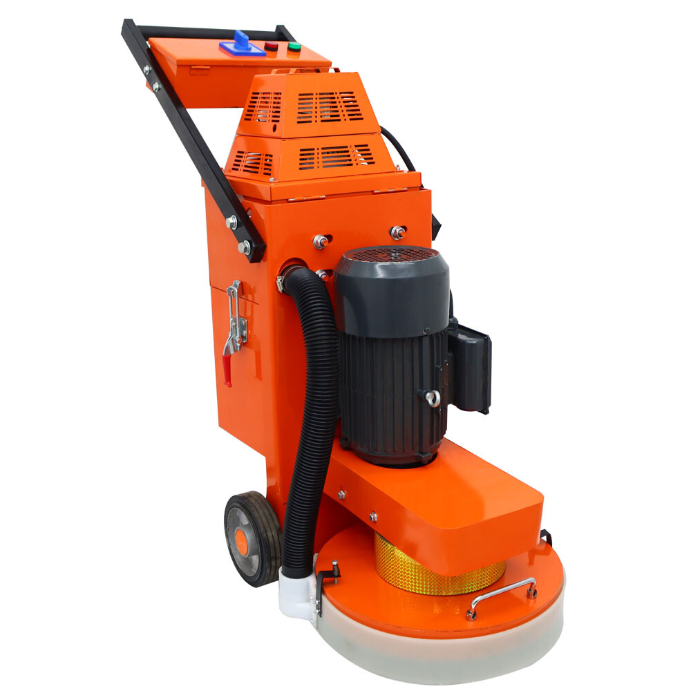 Concrete Floor Grinding Machine with Dust Box 5 Grinding Disc 220V Floor Grinder