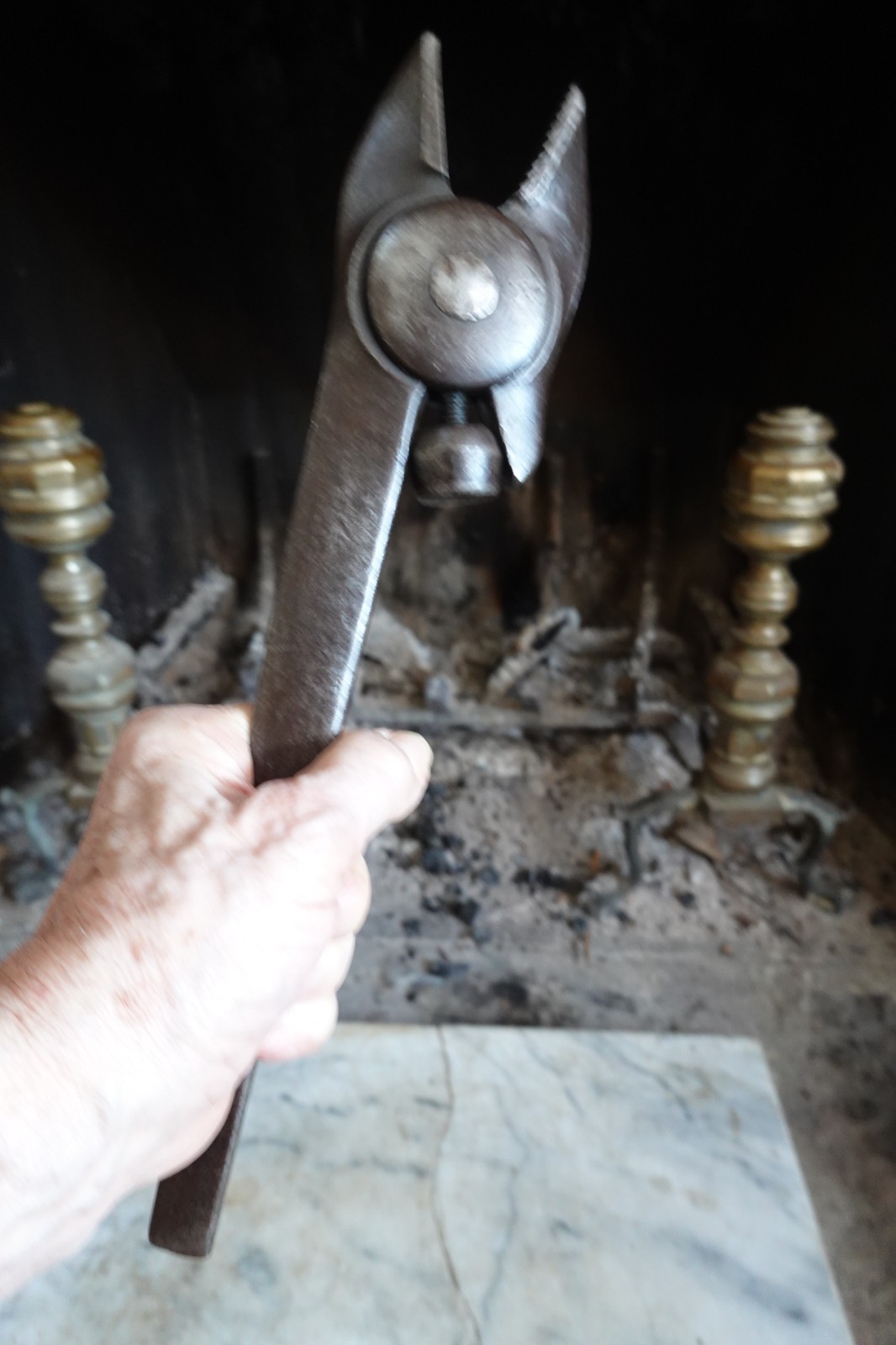 Antique "BOYNTON" ADJUSTABLE ALLIGATOR WRENCH Jun 14 1887 Mechanic Carpenter