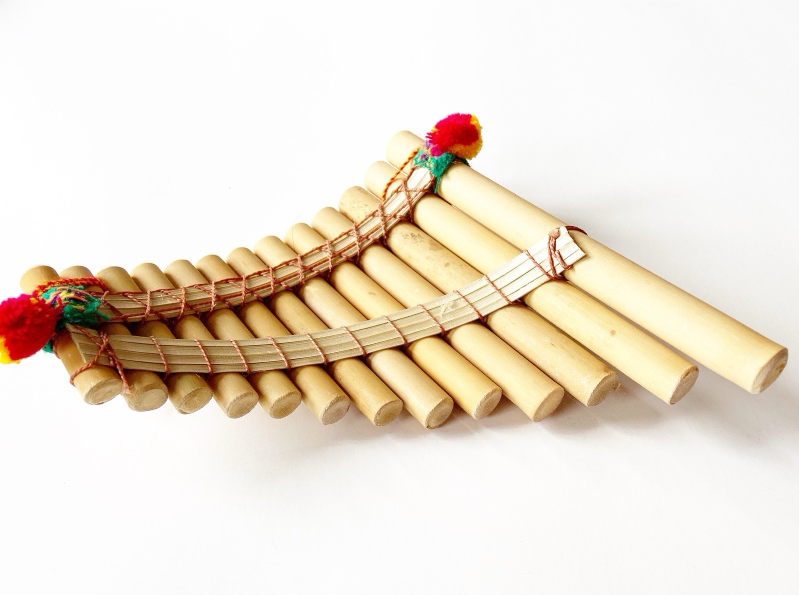 Pan Flute From Peru Small Bamboo Quality For Beginners