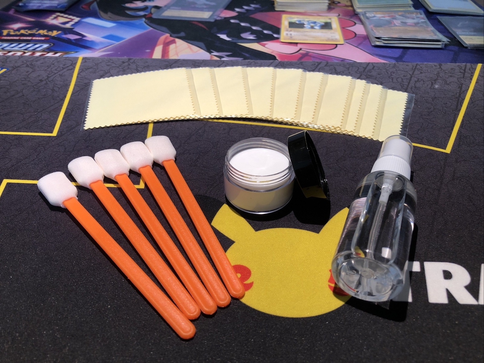 TCG Card Cleaning Kit. Compare To Miracle Card Care. Improved! Extra Supplies!