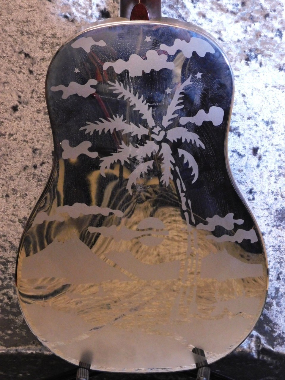 National Style O 2008 silver resonator guitar