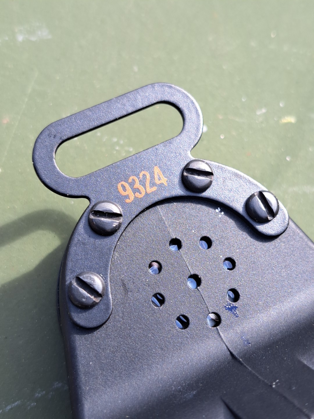 NOS Vintage M80/U Dynamic Radio Microphone Handset ARMY NAVY Old Style Plug M80