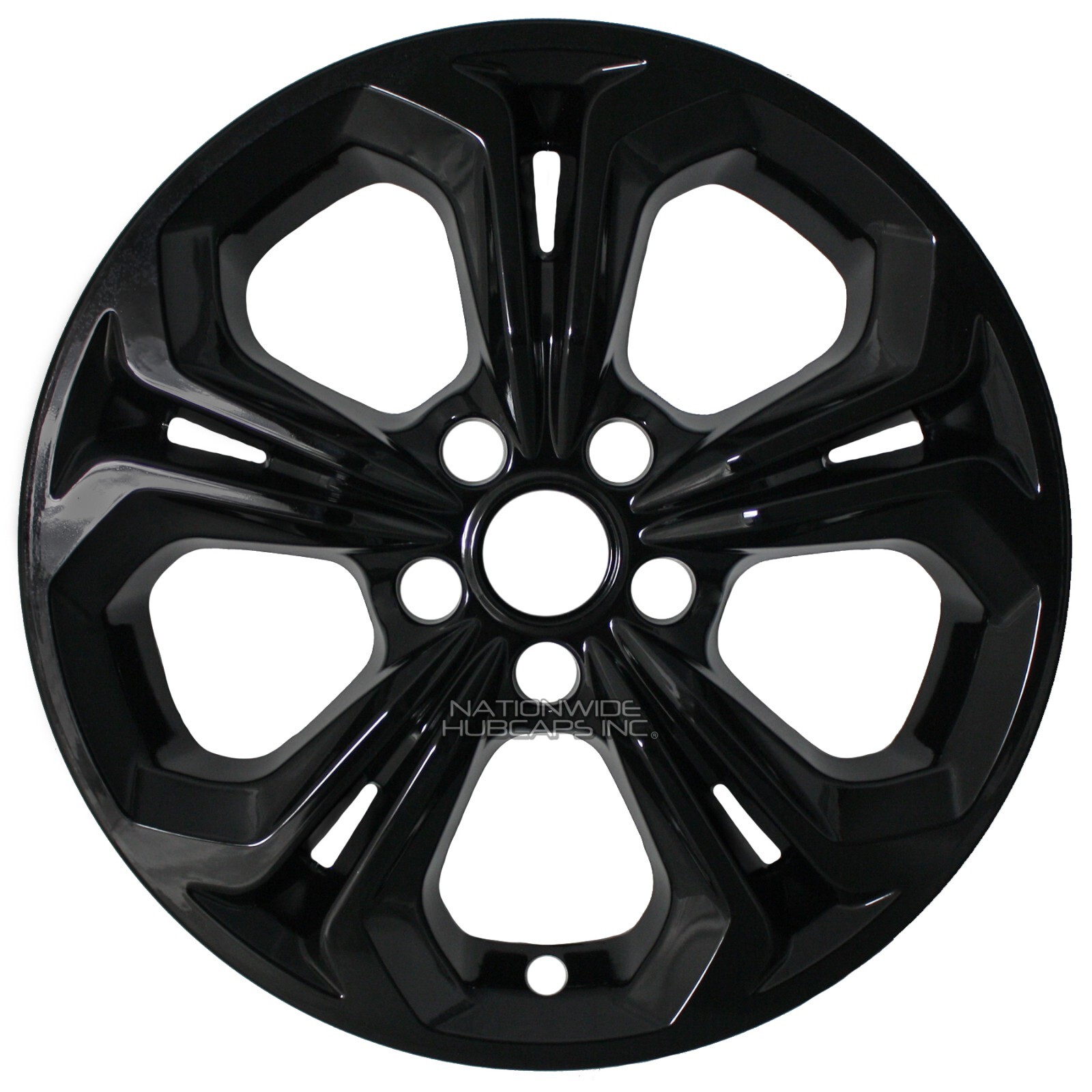 4 fit Honda Accord EX LX 2023-2024 Black 17" Wheel Skins Rim Covers Hub Caps