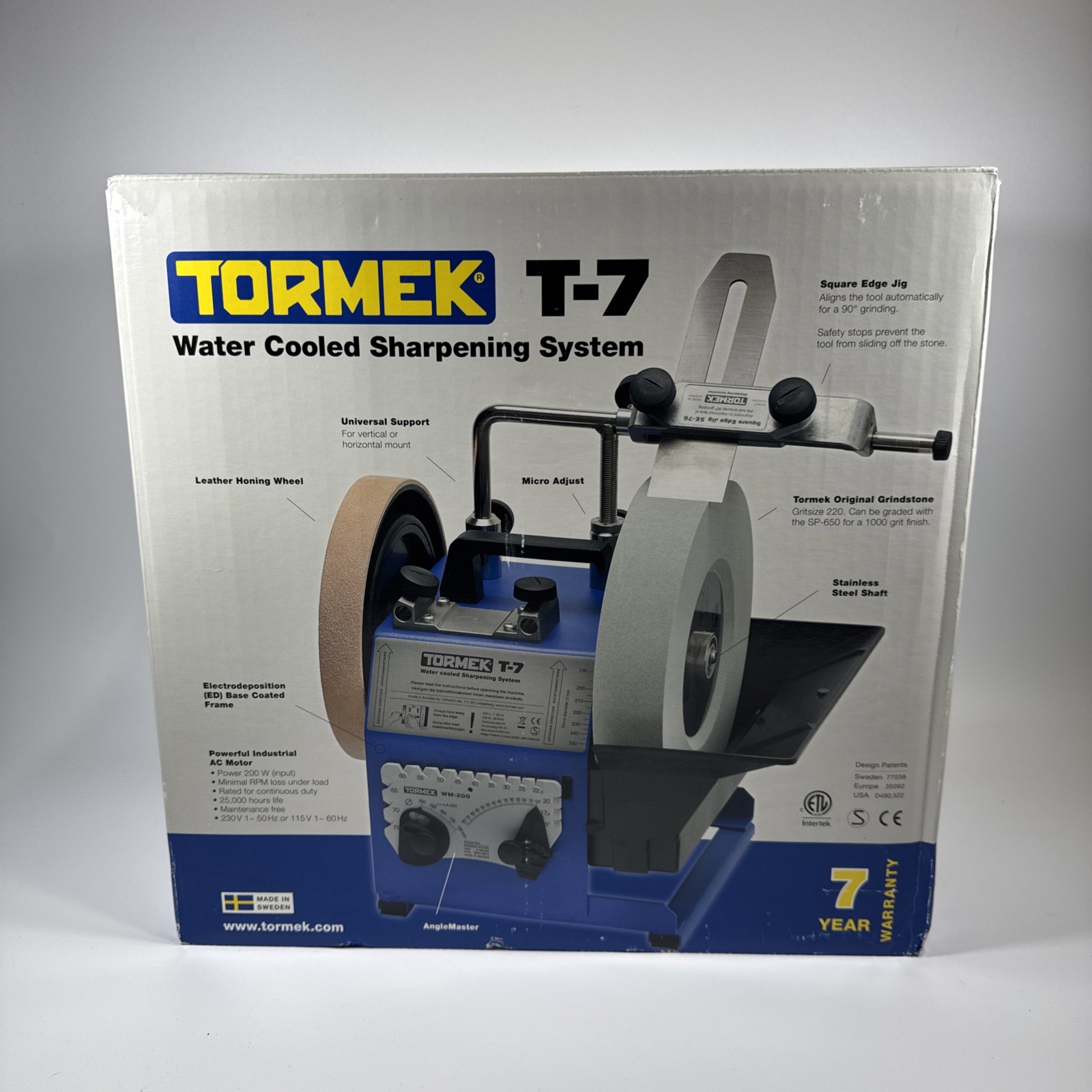 Tormek T-7 Water Cooled Sharpening System With Tools Tested Working