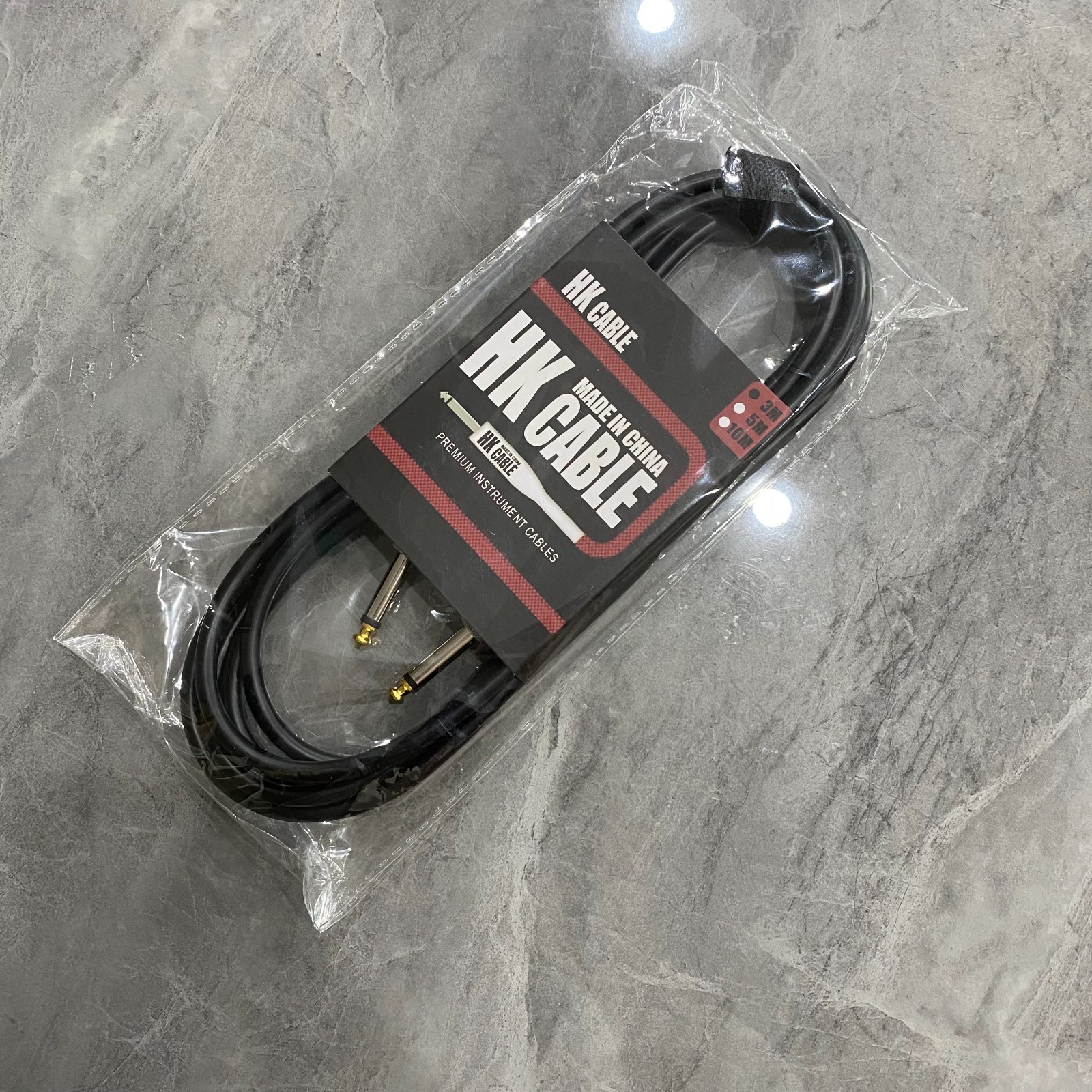 1 pcs Guitar Cable 10ft 3m Amp Cord for Electric Guitar Bass Instruments Black