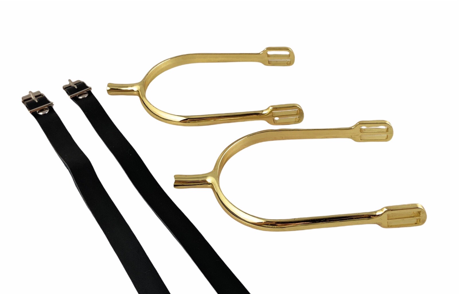 🌟US Army Gold Cavalry Trooper Combat Spurs & Straps, POW Order of the Spur