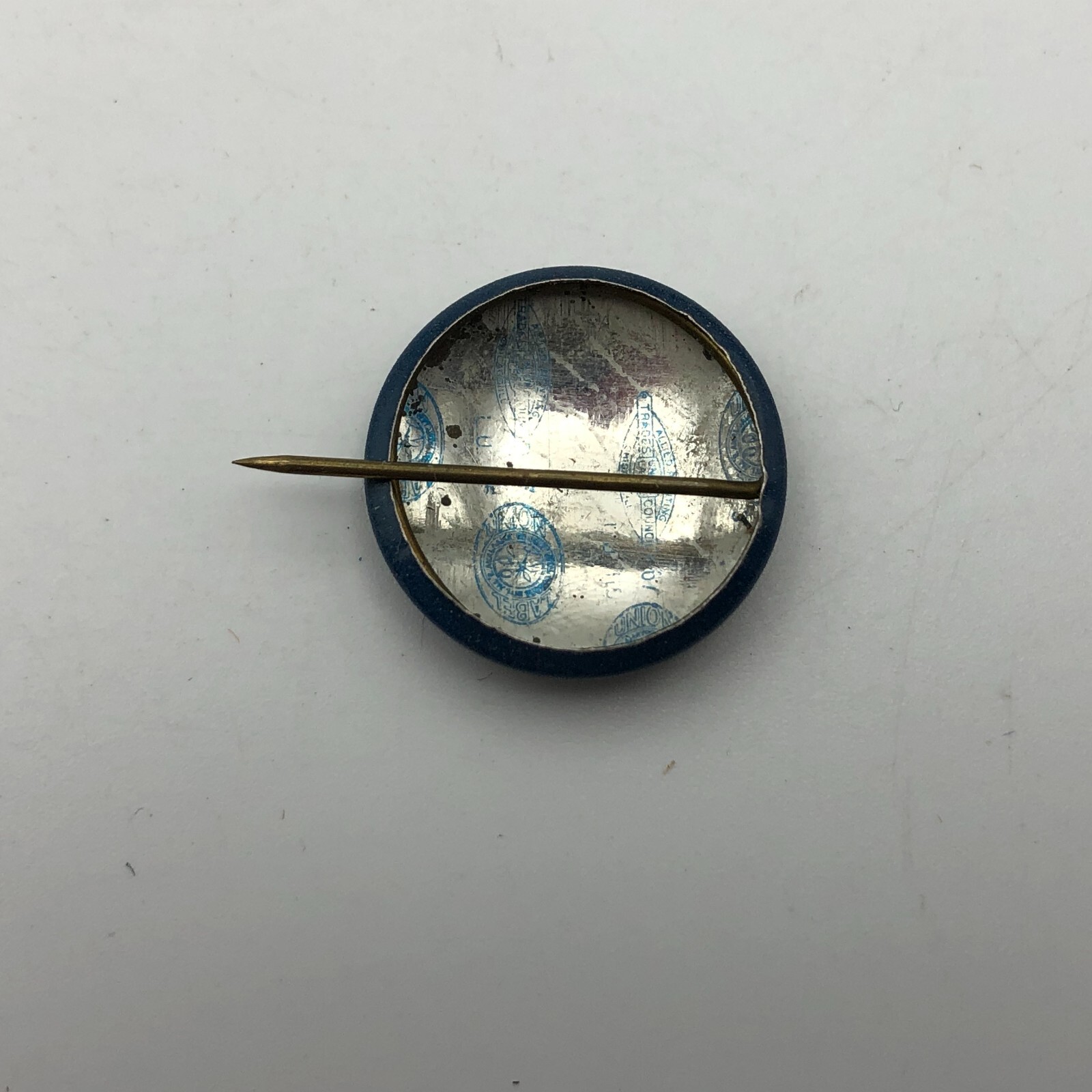 Vintage God Bless America Pinback Button Pin Patriotic Torch