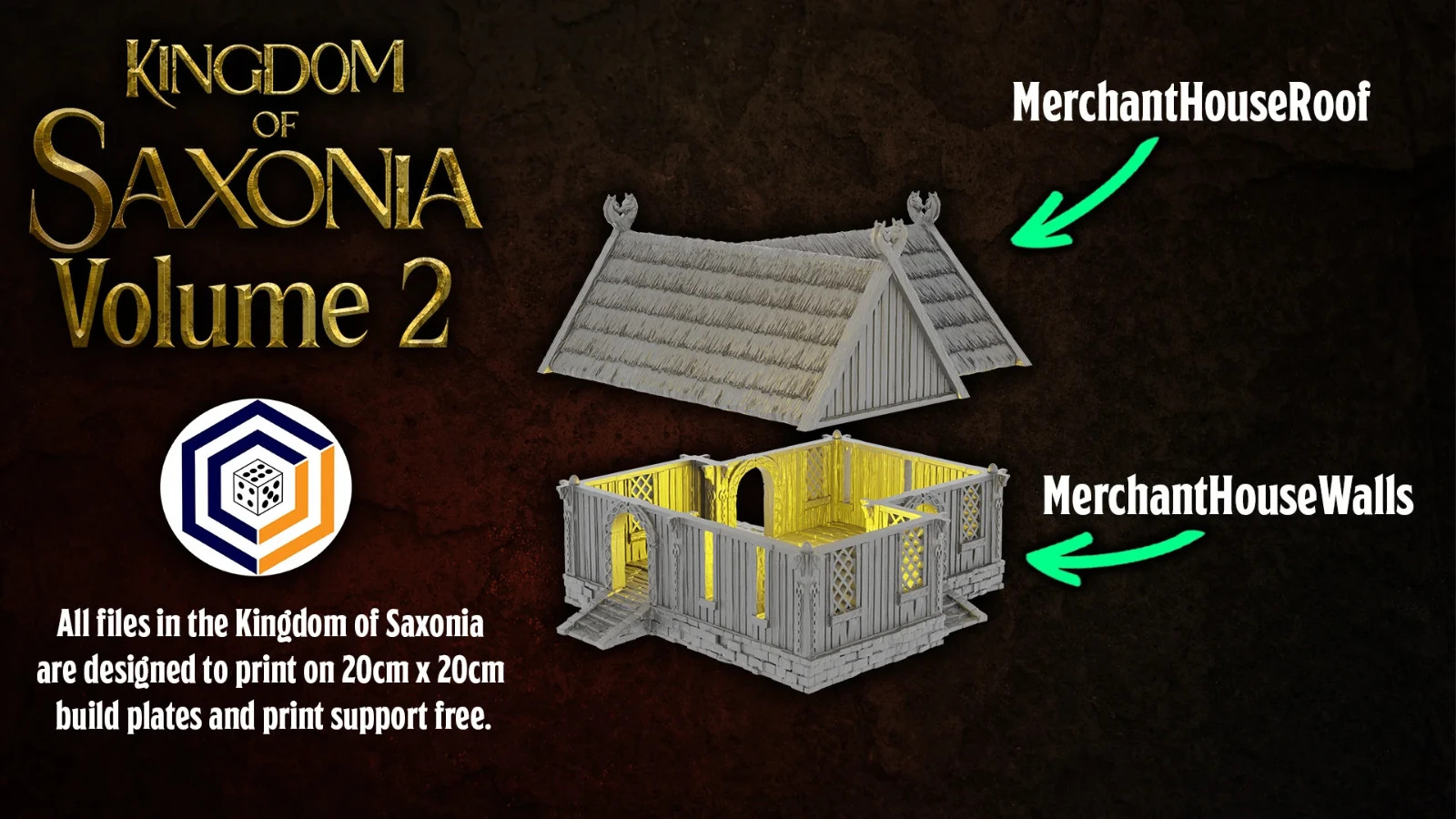 Merchant's House Rohan Inspired 28mm Tabletop Terrain LOTR Middle Earth MESBG