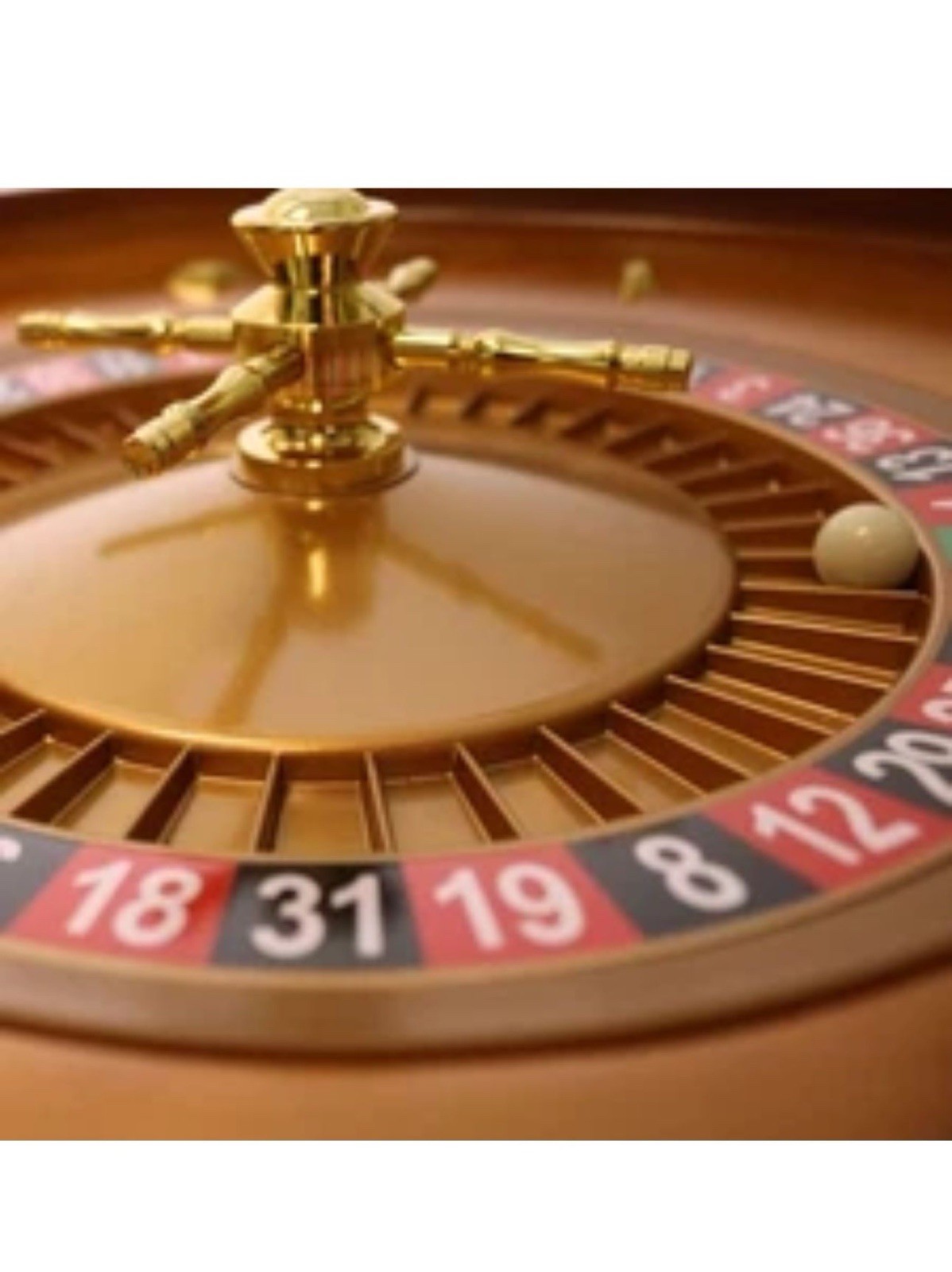 20" Solid Wood Roulette Wheel for Roulette Tables by MRC POKER