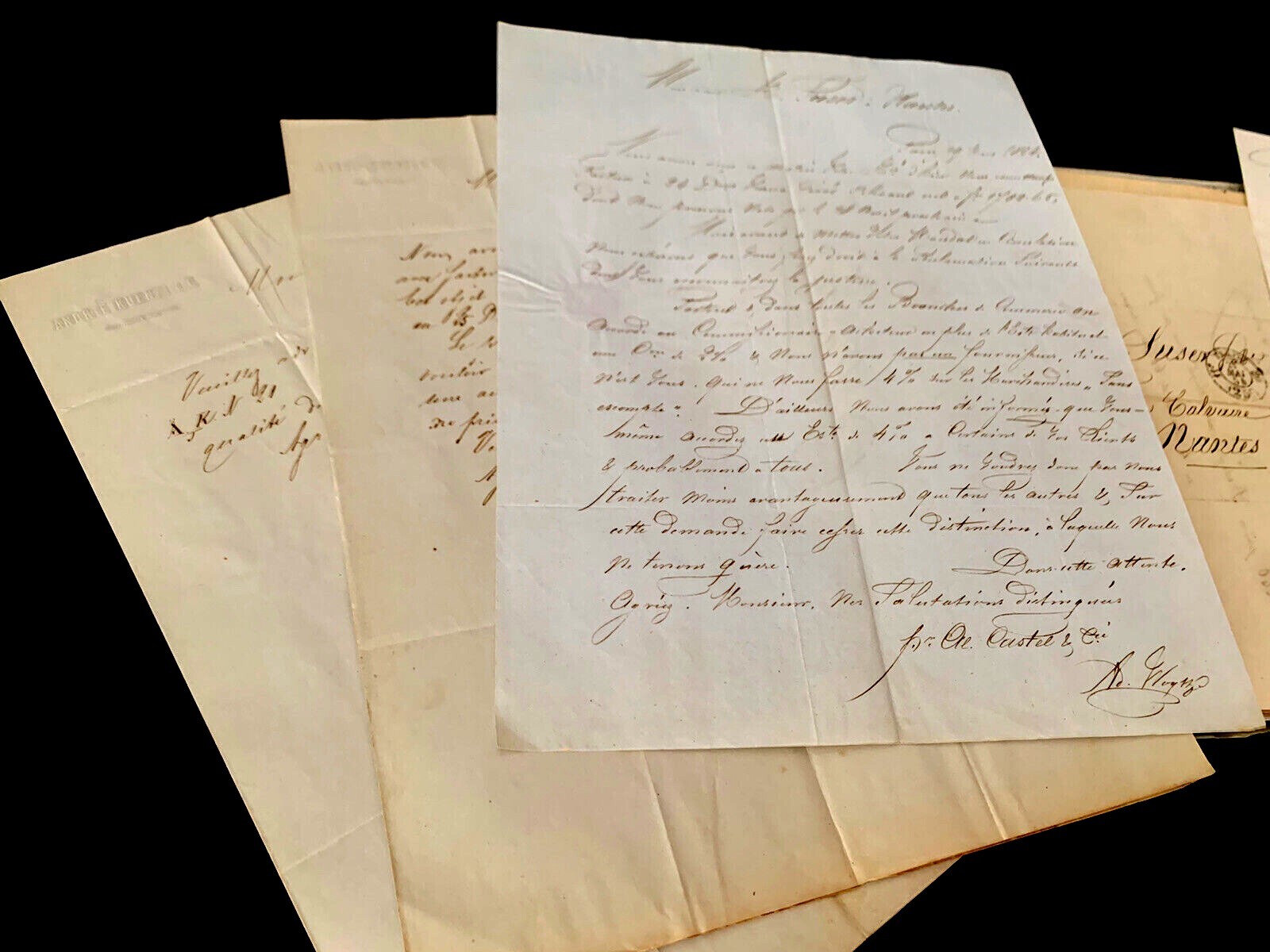 ANTIQUE LETTER 1800s