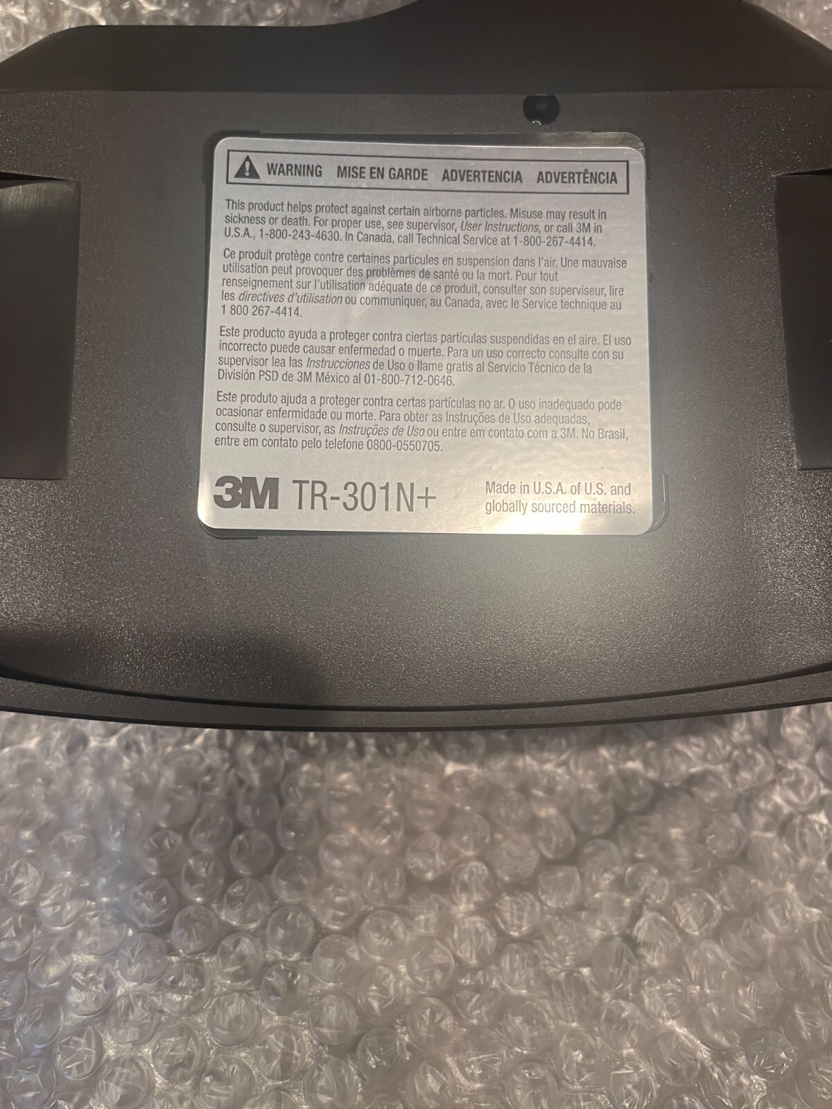 3M PAPR Respirator, Versaflo Powered Air Purifying Respirator Kit, TR-300N+ ECK